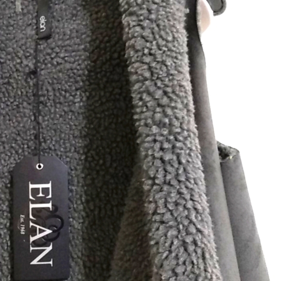 ELAN NWT SHERPA FAUX FUR VEST SIZE OS - Picture 6 of 11